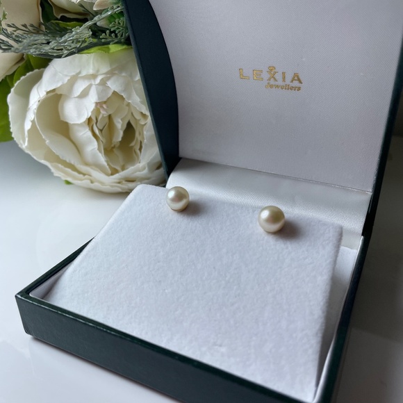 🌟HP🌟 14K Saltwater Cultured Pearls | 8.20mm APPRAISED - Picture 6 of 14